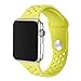 Produktbild Kobwa 38MM / 42MM Uhrenarmband für Apple Watch, Weicher Silikon Sportbügel mit Belüftungslöchern Smart Uhrenarmband Ersatzbänder für Iwatch Serie 1 Serie 2