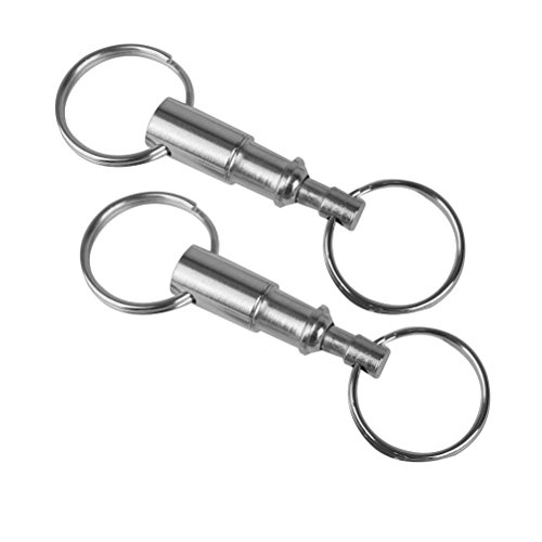 Pixnor Abnehmbare Pull auseinander Schlüsselanhänger Schlüsselanhänger (10 Pack) - 8