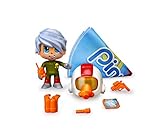 Cada figura de Pinypon Action mide unos 8cm aprox y se compone de 4 diferentes piezas; el pelo; la cabeza; el cuerpo y las piernas