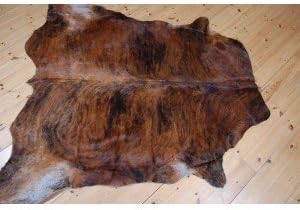 Cowhide Rug - This hide is a stunning brindle (striped) colour
