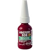 Loctite Flüssigkleber für Metall, Rot, 10 ml