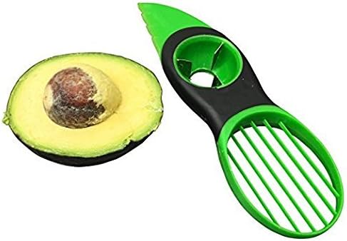 Premium Avocado 3 in 1 Avocado Slicer – peeler – BPA Free and Dishwasher Safe grün
