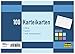 Produktbild Idena 375036 - Karteikarten DIN A6, 100 Stück, 180 g/m², holzfreies Papier, eingeschweißt, liniert, weiß
