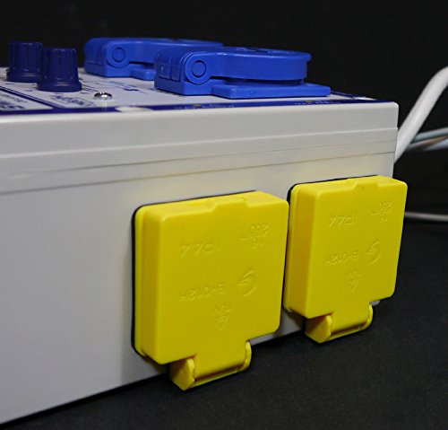 SMSCOM SwitchBox All-In-One. Zeitschaltuhr für 4x600W Pflanzenlicht inklusive Fancontroller für zwei Lüfter - 7