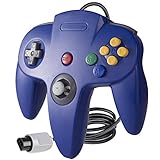 suily Retro N64 Classic Kabelgebundener Videospiel controller Gamepads Joystick fr N64 Konsole (Blau) - 