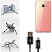Produktbild Tischständer mit Ladekabel, Ladestation, Dockingstation für HTC U Ultra, schwarz "Spider". Stativ Autohalterung mit Micro-USB Ladekabel - K-S-Trade