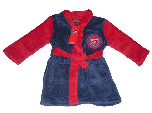 BABY BOYS DRESSING GOWN ROBE SLEEPWEAR OFFICIAL ARSENAL 12-18 & 18-24 MONTHS (12-18 months)