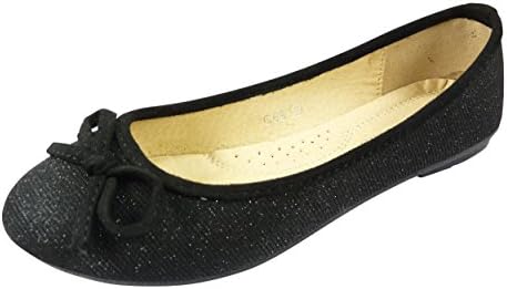 Chaussmaro Women's Ballet Flats Black Size: 6
