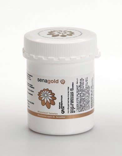 Schuessler Salz No. 5 Potassium Phosphoricum D6, 1000 Tablets, Gluten-Free