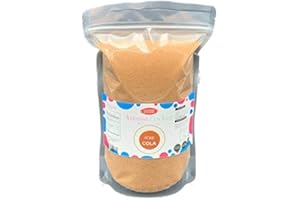 ‎HOPSER FOOD FUN 1 KG Farbzucker Aromazucker für Zuckerwatte Bunt | Erdbeere, Kirsche, Cola, Vanille, Blau Zuckerwattezucker (Cola)