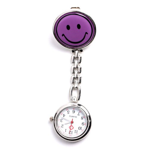 YESURPRISE Neu Lila Taschenuhr Schwesternuhr Krankenschwester Uhr lcheln Stil Geschenk Xmas Gift pocket watch YESURPRISE Neu Lila Taschenuhr Schwesternuhr Krankenschwester Uhr lcheln Stil Geschenk Xmas Gift pocket watch
