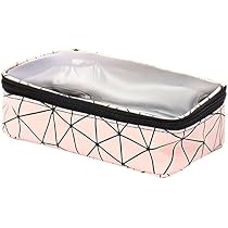 TSA-zugelassene Transparente Kosmetiktasche – Mini, PU-Leder, Mit Reißverschluss, 14x10x5 Cm, 3er Set