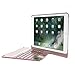 Produktbild HDJC Drahtlose Bluetooth-Tastatur mit siebenfarbiger Hintergrundbeleuchtung und 360-Grad-Drehung,Pink