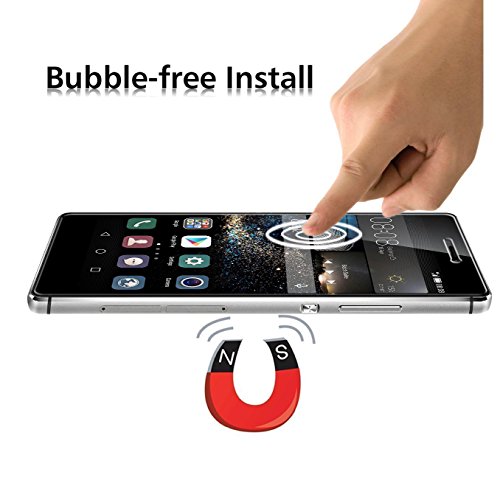  2 Pack  Huawei P8 Protector de Pantalla  iVoler  0 3mm Dureza 9H  Protector de Pantalla de Vidrio Templado Cristal Protector para Huawei P8 -Dureza de Grado 9H  Espesor 0 30 mm  2 5D Round Edge- Ultra-trasparente   Anti-golpe   Ajuste Perfecto   No hay Burbujas - Garant  a Incondicional de 18 Meses