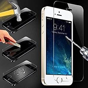 iPhone Premium Tempered Glass Ultra Thin 9H Hardness Easy Bubble Free Application Ultra Clear LIFETIME WARRANTY (iPhone 5/5S/SE)