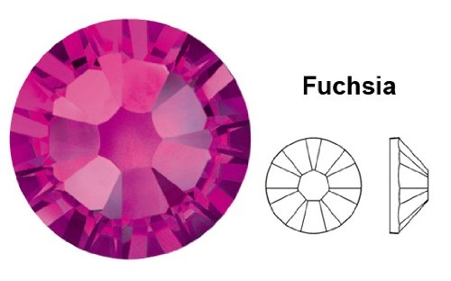 Swarovski Crystal Fuchsia (502) Rhinestone Gems - Small Pack - 1.8Mm (Ss5) 60 In Pack
