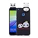 Produktbild LuckyW Huawei P10 Lite Hülle Silikon, 3D Carton Handyhülle für Huawei P10 Lite Soft Silikon Transparent Clear Klar Durchsichtig Dünne Schutzhülle Stoßfest - Doppelte Pandas