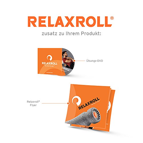 RELAXROLL (das Original) ergonomische Faszienrolle | Massagerolle | Schaumstoffrolle MADE in GERMANY | Effektive Behandlung von Rückenschmerzen, Nackenschmerzen, Achillessehneschmerzen und schweren Beinen - 4