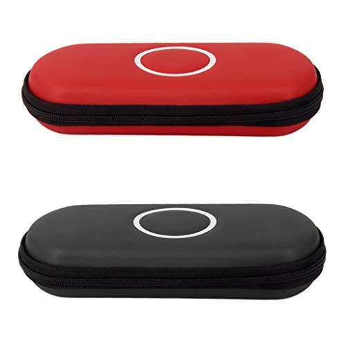 Preisvergleich Produktbild Gazechimp 2 Stkück Aufbewahrungsbeutel inkl. 2 Stück Karabiner Kompatibel mit Sony PSP