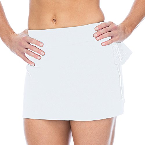 Preisvergleich Produktbild Fila Women's Platinum Laser Cut Skort, White, XL