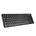 Produktbild Kabellose Tastatur mit Touchpad, Jelly Comb Drahtlose 2.4 G Tastatur mit Integriertem in Multi-Touch-Touchpad für Windows-PC, Smart TV, QWERTZ Deutsch-Layout, Schwarz