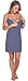 Italian Fashion IF Womens Maternity Night Dress Odetta 0113 (Navyblue, M)