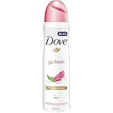 Dove Go Fresh Pomegranate and Lemon-Verbena Scent – Deodorant Spray 150 ml Pack of 6