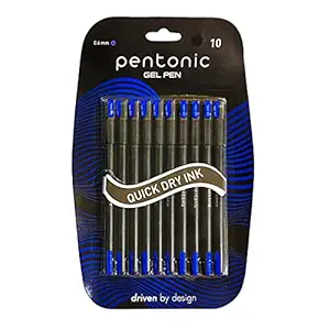 Pentonic LINC 0.6 mm Gel Pen Blister Pack (Blue Ink, Pack of 10)