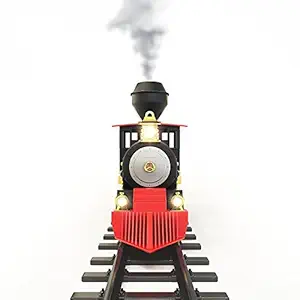 Akki World Saffire Real Smoke Classic Train with Music and Lights (Multicolour)