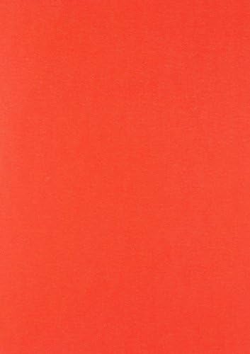 HCP A4 300 gsm Card - Flame Red Fluorescent/Neon (Pack of 25)
