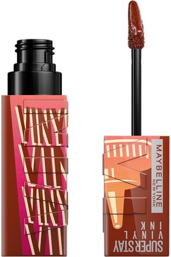 Maybelline New York Superstay Vinyl Ink - Inchiostro per labbra liquido opaco, 190 SWEET N SOUR 4.2 ml