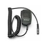 Heavy-duty speaker microphone is water resistant & impact resistant