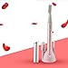 Produktbild Tezam Elektrischer Augenbrauentrimmer, Gesichtstrimmer für Frauen mit Augenbrauenaufsatz, Rosa