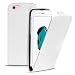 Produktbild iPhone 7 PU Leder Hülle, Conie Mobile FlipCase, Klapptasche Handytasche Schutzülle Premium Fliptasche in Weiss