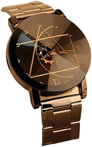 FORTAN Stainless Steel Men Analog Quartz Wristwatch