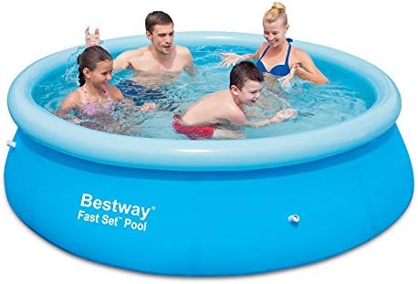 BESTWAY Heavy Duty 8ft x 26in Fast Set Pool - easy to drain, heavy duty side walls and heavy duty repair kit