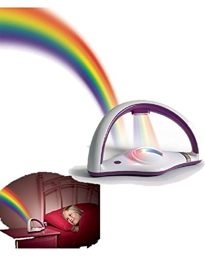Vari Lámpara Noche, proyector luz Arcoíris con Cristal * 20647