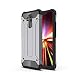 Produktbild LAGUI Hülle Geeignet für Huawei Mate 20 Lite, Stylisch Trend Handyhülle, Rugged TPU/PC Dual Layer Hybrid Outdoor Handyhülle, Anti-Scratch, Shockproof Schale. grau
