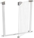 Lindam Sure Shut Orto Automatisch schließendes Türschutzgitter mit Druckbefestigung ohne zu Bohren-Verstellbreite 75cm bis 82cm, maximum 117cm mit Verlängerung-Weiss - 3