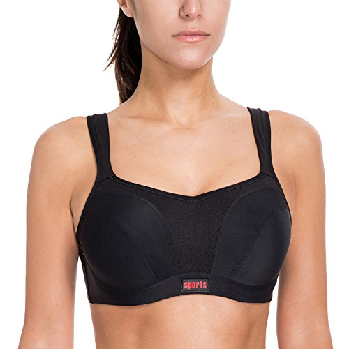 SYROKAN Damen Extreme Control Sport BH - Multi-Rücken,Mit Bügel Und Einlagen