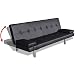 Produktbild Anself Schlafsofa Sofa Schlafcouch Bettsofa mit 2 Kissen Verstellbar 2 Farbe Optional