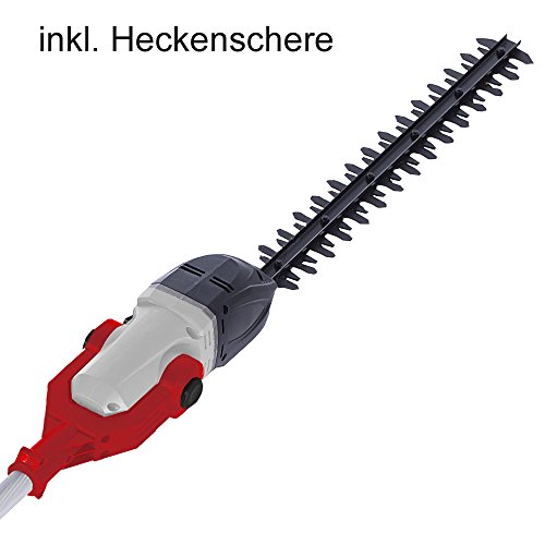 IKRA Elektro Kombi 2in1 Teleskop Heckenschere Hochentaster ITHK 800, Arbeitshöhe bis 4,5m, 800 Watt, inkl. Schultergurt - 4
