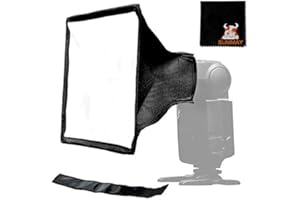 GODOX Blitzlicht Diffusor Softbox 15cm x 20cm Mini Faltbarer Softbox für Godox Speedlite Blitz Canon Nikon Sony Fuji Olympus Kamera Speedlite