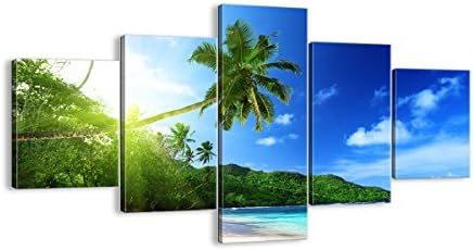 Canvas Picture - 5 Piece - Width: 125cm, Height: 70cm (Width 49,2", Height 27,6") - photo no. 3169 - five 5 Part Panels - multi panel - Ready to Hang - wall art print - Completely framed - Image printed on canvas - art on canvas - Art print Images - EA125x70-3169