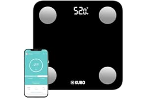 Kubo - Báscula inteligente - 13 Análisis Diferentes - Registro de Hasta 10 Usuarios - Aplicación Compatible con iOS o Android