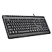 Produktbild Prevently Gaming Tastatur Wired Beleuchtete Gaming Keyboard Mechanische Handel Verdrahtete Tastatur 2.4G Multimedia Wasserdichte drahtlose stumme Tastatur 104 Schlüssel für Notizbuch PC