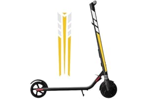 Deng Xuna Trottinette Équipement Accessoires, pour Scooter électrique Ninebot ES1 ES2 ES3 ES4 Autocollants réfléchissants la lumière Paster Stickers Nuit Avertissement de Bande