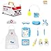 Produktbild COOLGO Arztkoffer Set Kinder, 14Pcs Rollenspiel Spielset Krankenwagen Spielzeugkiste Arztkoffer-Set mit Arzt kostüm und Arztinstrumente Spielzeug für Kinder(Arztkoffer Set Kinder)