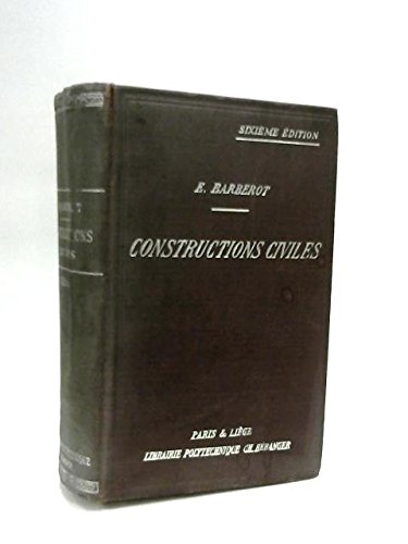 Download TRAITE DE CONSTRUCTIONS CIVILES- 6ème EDITION - TRAVAUX PREPARATOIRES ET CONNAISSANCE DU SOL, MACONNERIE, PAVAGES DIVERS TEC.... / 2 photos disponibles.