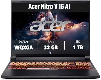 Acer Nitro V 16 AI ANV16-61-R3W6 Notebook Gaming 16" WQXGA IPS 180 Hz